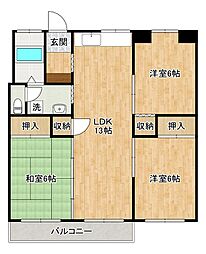 三萩野コーポラス(分譲) 6階
