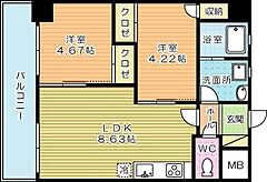 物件の間取り