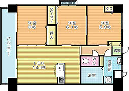 フローラ菜園場 3階