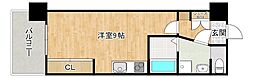 CPタワー ワンルームの間取図画像