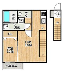 コンフォートプレイス小倉 2階