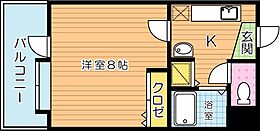 福岡県北九州市八幡東区尾倉２丁目（賃貸マンション1K・12階・23.10㎡） その2