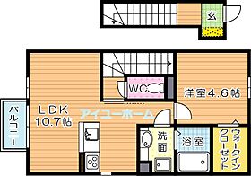 Droom上の原  ｜ 福岡県北九州市八幡西区上の原３丁目（賃貸アパート1LDK・2階・42.77㎡） その2