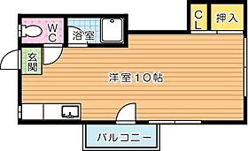 シティベールあおい  ｜ 福岡県北九州市八幡西区折尾４丁目（賃貸アパート1R・1階・20.13㎡） その2