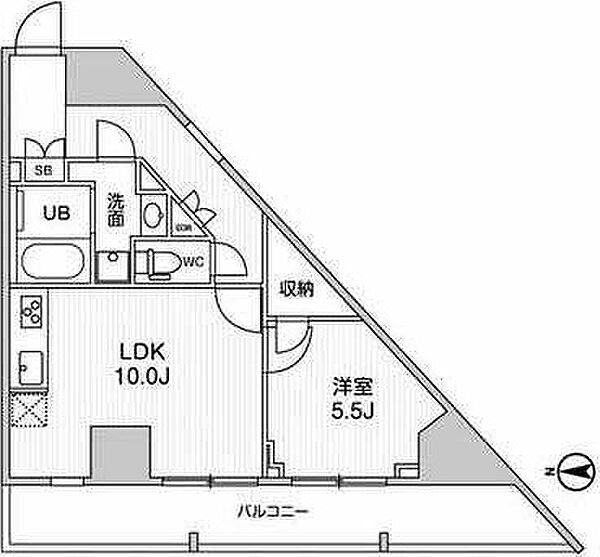 グラシアプレイス曳舟 0405｜東京都墨田区向島5丁目(賃貸マンション1LDK・4階・42.69㎡)の写真 その2