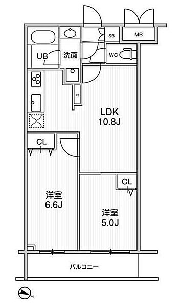 ＬＩＭＥ　ＲＥＳＩＤＥＮＣＥ　ＨＩＫＩＦＵＮＥ 523｜東京都墨田区東向島1丁目(賃貸マンション2LDK・5階・48.02㎡)の写真 その2