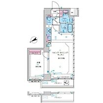 ジェノヴィア鐘ヶ淵 103 ｜ 東京都墨田区墨田2丁目9-11（賃貸マンション1LDK・1階・42.94㎡） その2