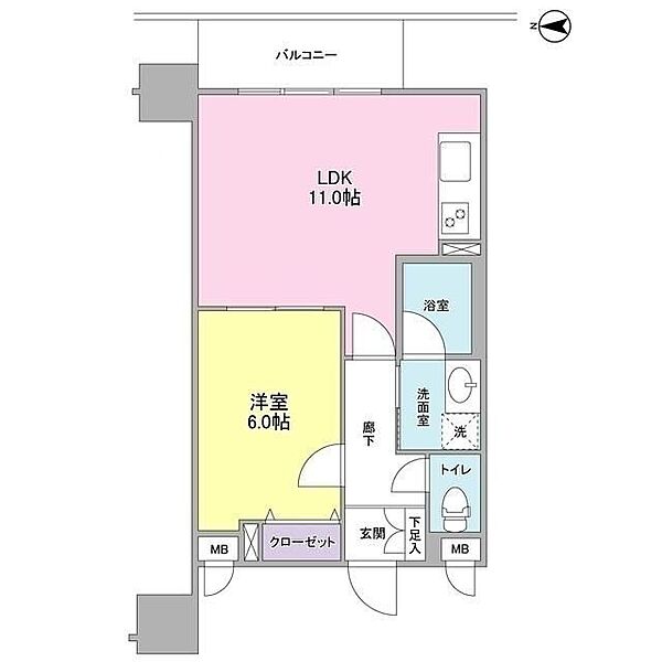 ラフィーネデュオ 309｜東京都墨田区東向島5丁目(賃貸マンション1LDK・3階・40.20㎡)の写真 その2