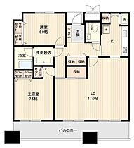 リバーサイド隅田セントラルタワ 2302 ｜ 東京都墨田区堤通1丁目19-8（賃貸マンション2LDK・23階・82.92㎡） その2