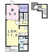 クラール元山駅前Ａ 204 ｜ 香川県高松市元山町1067番地1（賃貸アパート1LDK・2階・43.47㎡） その2