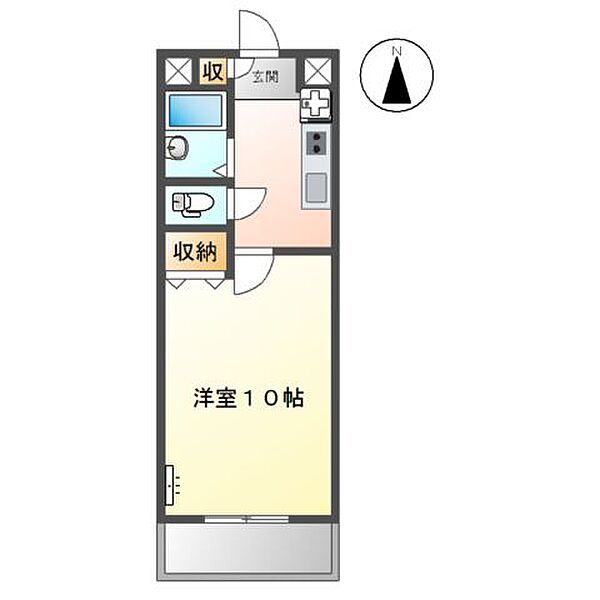 大石ビル ｜香川県高松市伏石町(賃貸マンション1K・3階・29.70㎡)の写真 その4