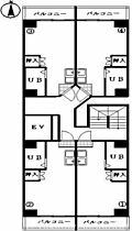 オレンジハウス 903 ｜ 香川県高松市瓦町1丁目4-9（賃貸マンション1R・9階・16.00㎡） その2