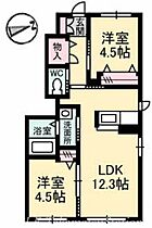 スターフィールドII  ｜ 香川県高松市東山崎町（賃貸アパート2LDK・1階・49.28㎡） その2