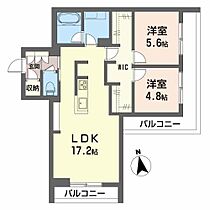 ビアッジオ松縄 202 ｜ 香川県高松市松縄町50-7（賃貸マンション2LDK・1階・66.35㎡） その2