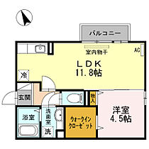 Laxa Court　II 101 ｜ 香川県高松市松島町3丁目20-9（賃貸アパート1LDK・2階・40.26㎡） その2