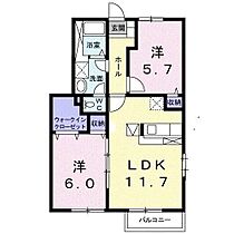 アヴェニューノムラ　B B101 ｜ 香川県高松市国分寺町新居107-3（賃貸アパート2LDK・1階・55.58㎡） その2