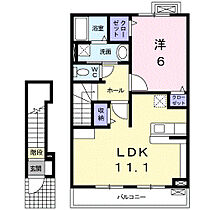 アミックスIIＣ 203 ｜ 香川県高松市松並町882番地（賃貸アパート1LDK・2階・46.09㎡） その2