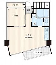 東京都世田谷区駒沢4丁目（賃貸マンション1LDK・8階・44.27㎡） その2