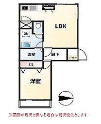 間取図画像 1LDK
