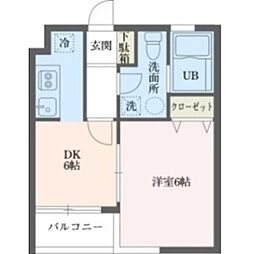 間取図画像 1DK