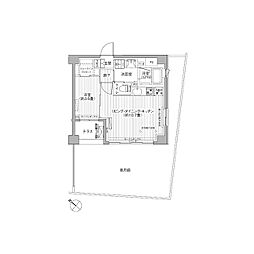 CITYCURRENT目黒学芸大学 1LDKの間取図画像