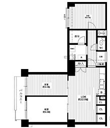 ダイアパレス武蔵小杉 3LDKの間取図画像