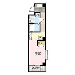GranDuo田園調布 ワンルームの間取図画像