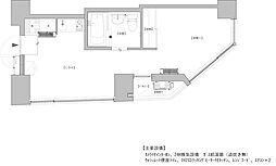 キラクプレイス等々力 1LDKの間取図画像