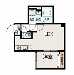 MEGURO　EDGE 1階1LDKの間取り