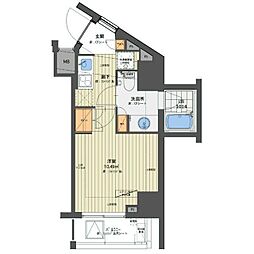 M-GATE 1Kの間取図画像