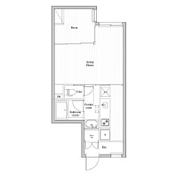 HarmonyGracia不動前 1LDKの間取図画像