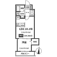 物件の間取り