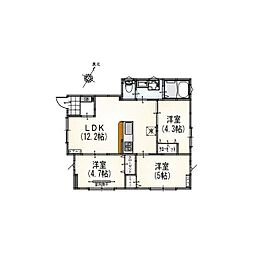 ウエルストン池上 3LDKの間取図画像
