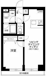 Lacharite大岡山 1LDKの間取図画像