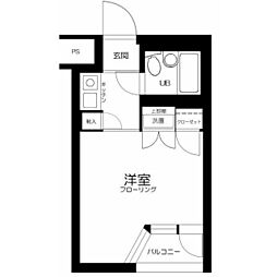 マイステージ田園調布 ワンルームの間取図画像