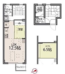 TAS経堂レジデンス 1LDKの間取図画像
