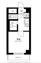 ルーブル都立大学II  ｜ 東京都目黒区碑文谷5丁目（賃貸マンション1K・2階・17.90㎡） その2