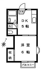 間取図画像 1DK