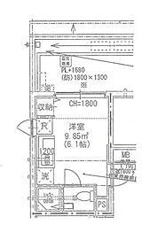 GREENWAY八雲 ワンルームの間取図画像