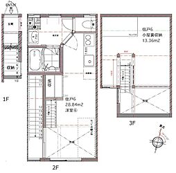 アヴィオ都立大学 ワンルームの間取図画像