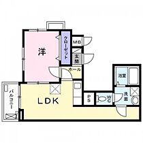 raffine  ｜ 東京都品川区戸越1丁目（賃貸アパート1LDK・2階・40.47㎡） その2