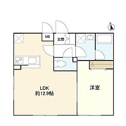 間取図画像 1LDK