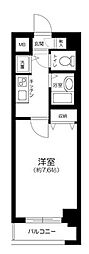 グランド・ガーラ西麻布 1Kの間取図画像