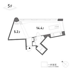 渋谷区東2丁目マンション 1LDKの間取図画像