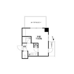 UrbanLink蒲田 1Kの間取図画像