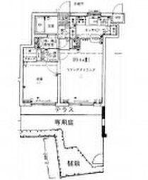 東急ドエル・アルス大森 1階1LDKの間取り