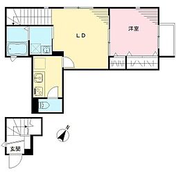 間取図画像 1LDK