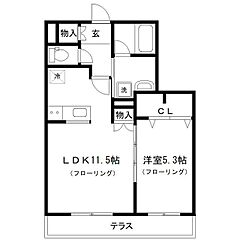 物件の間取り