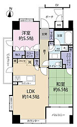 グランスイート中落合 2LDKの間取図画像
