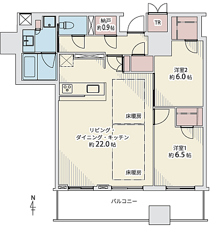 間取りを拡大表示